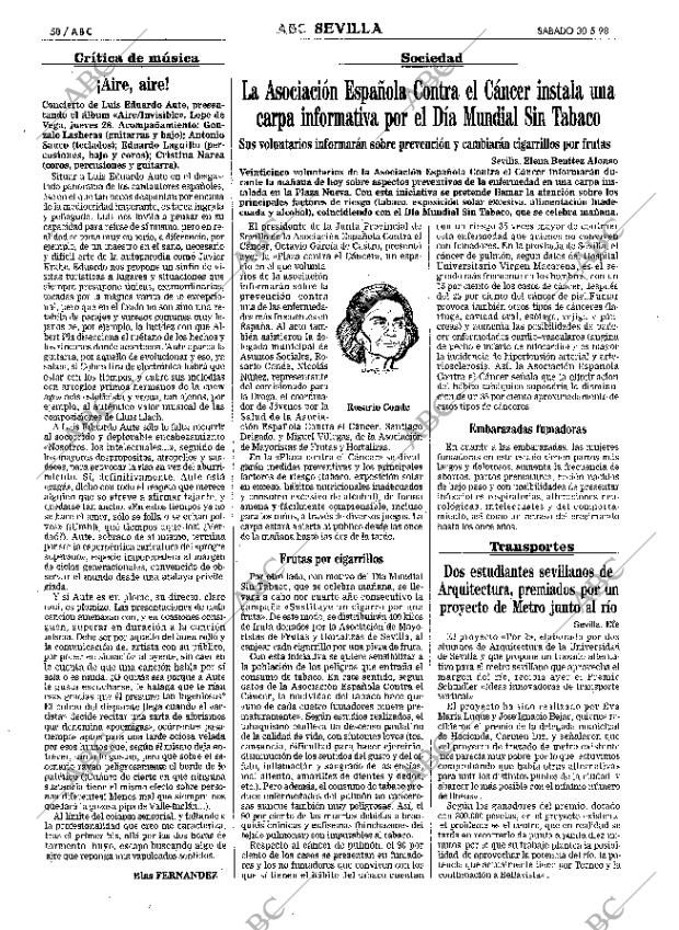 ABC SEVILLA 30-05-1998 página 58