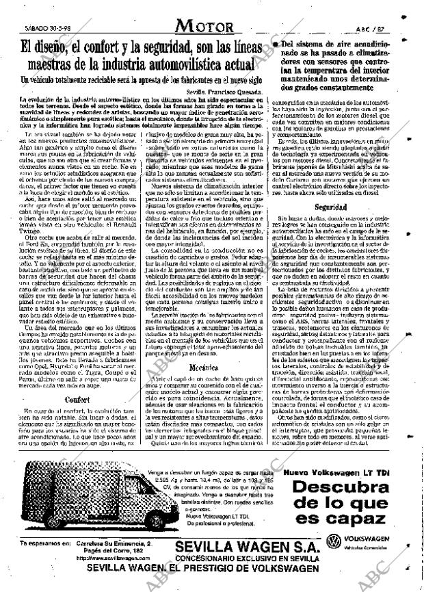 ABC SEVILLA 30-05-1998 página 87