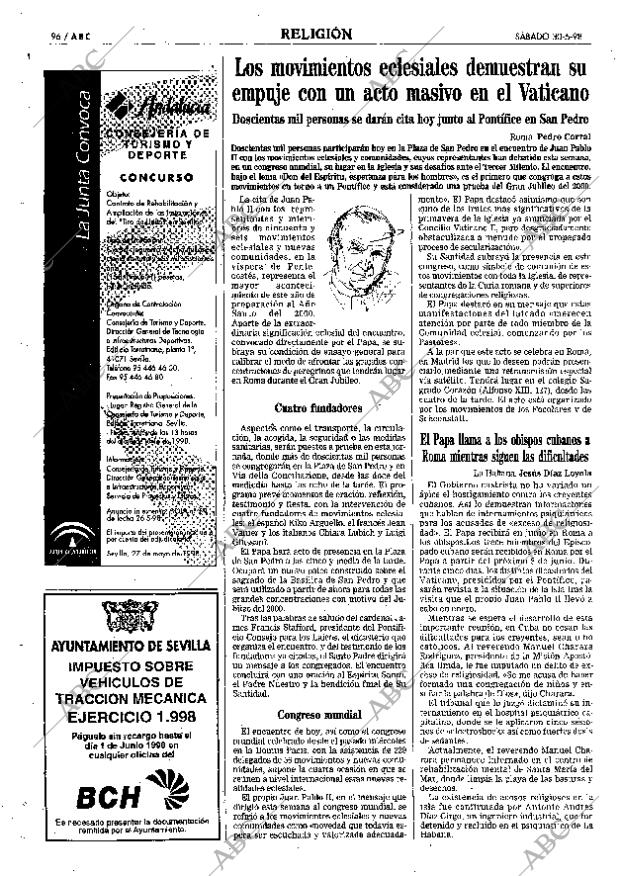 ABC SEVILLA 30-05-1998 página 96