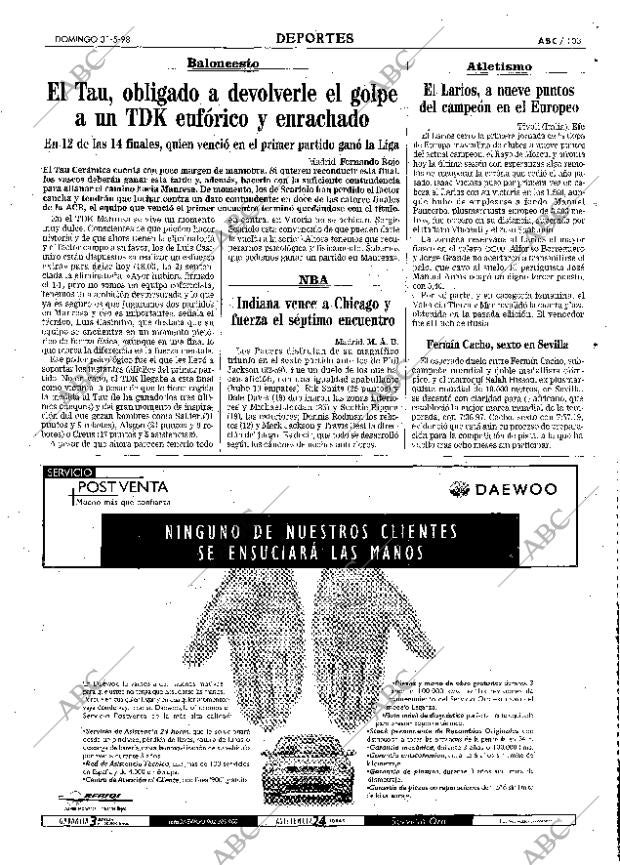 ABC MADRID 31-05-1998 página 103
