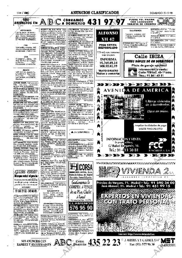 ABC MADRID 31-05-1998 página 124