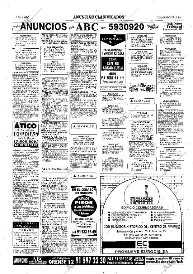 ABC MADRID 31-05-1998 página 126