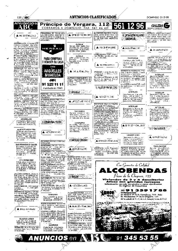 ABC MADRID 31-05-1998 página 128