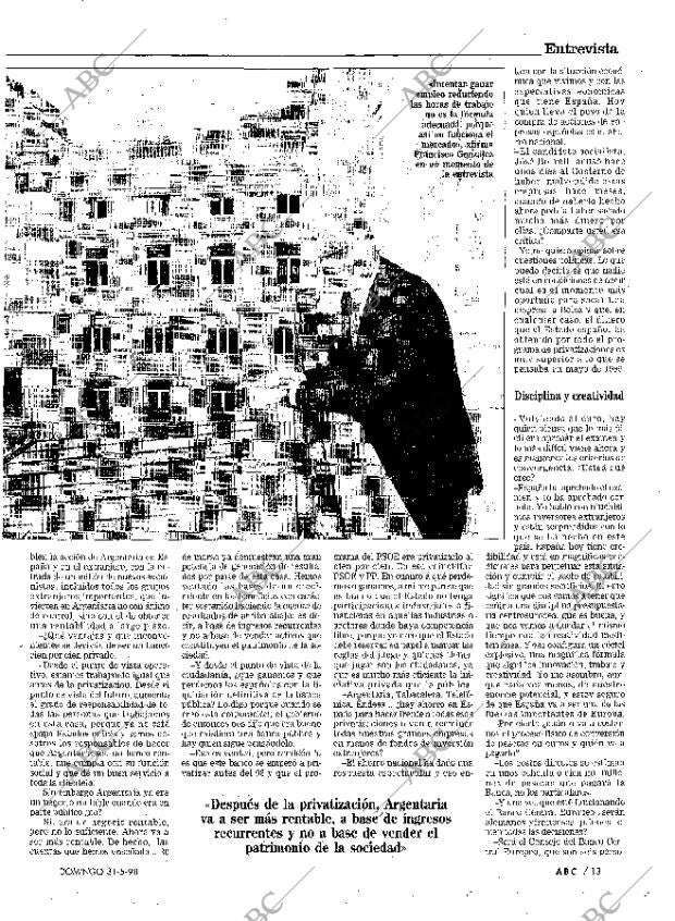 ABC MADRID 31-05-1998 página 13