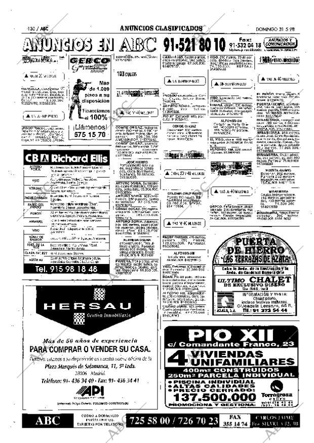 ABC MADRID 31-05-1998 página 130