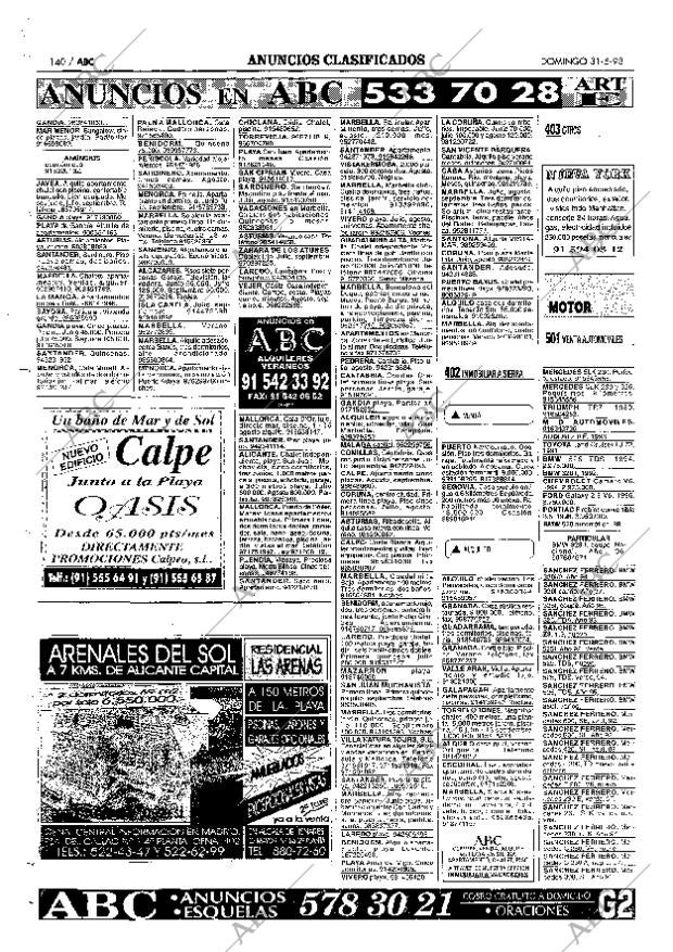 ABC MADRID 31-05-1998 página 140