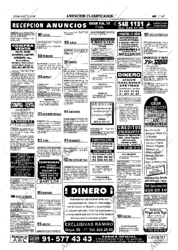 ABC MADRID 31-05-1998 página 147