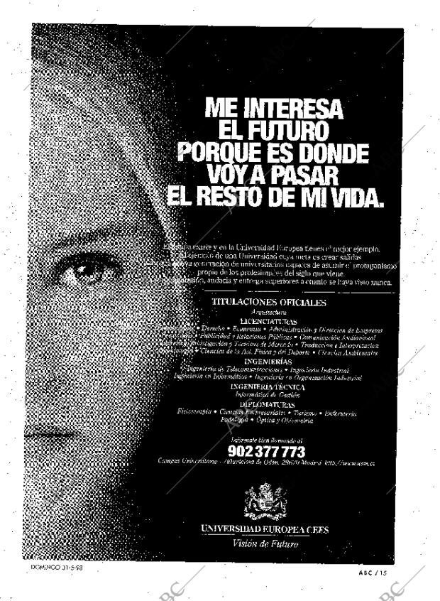 ABC MADRID 31-05-1998 página 15