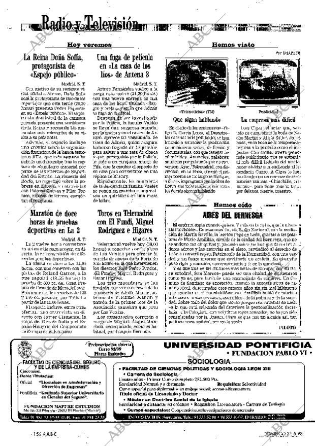 ABC MADRID 31-05-1998 página 156