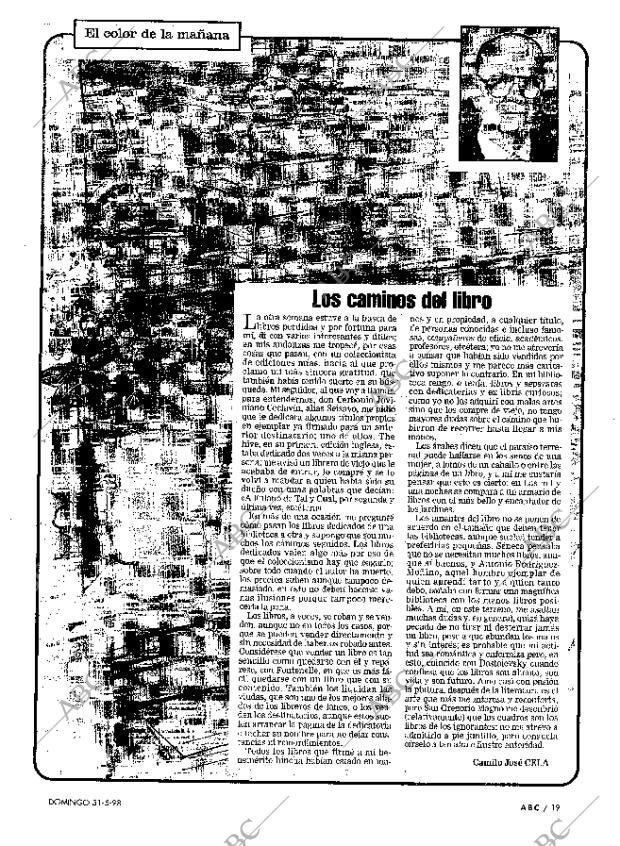 ABC MADRID 31-05-1998 página 19