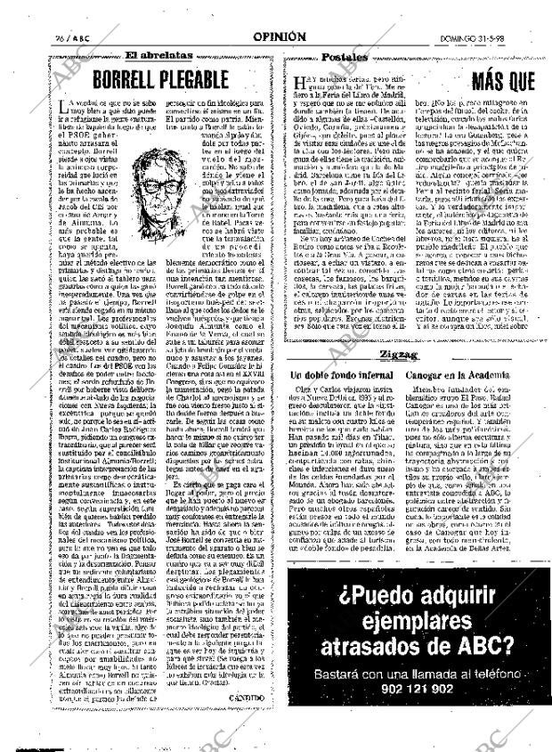 ABC MADRID 31-05-1998 página 26