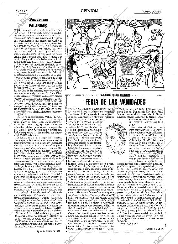 ABC MADRID 31-05-1998 página 28