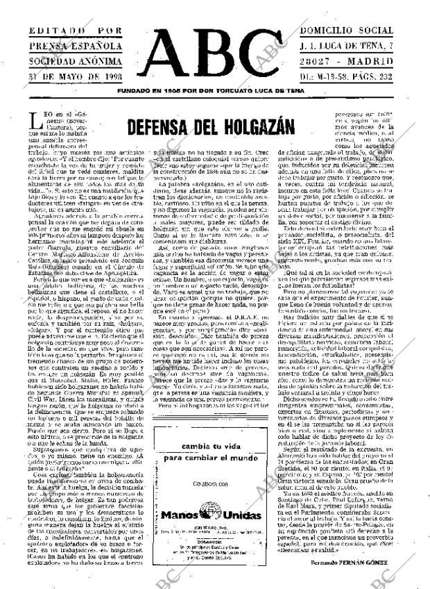 ABC MADRID 31-05-1998 página 3