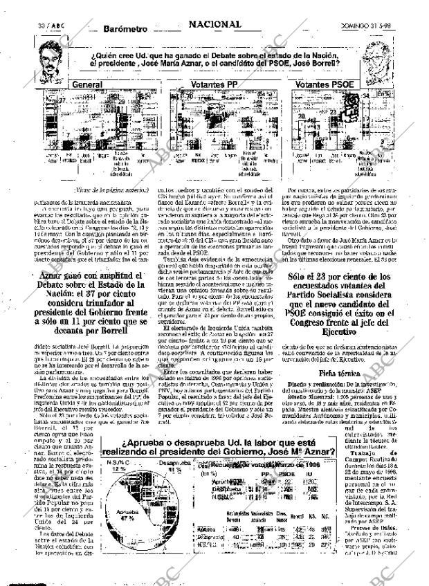 ABC MADRID 31-05-1998 página 30
