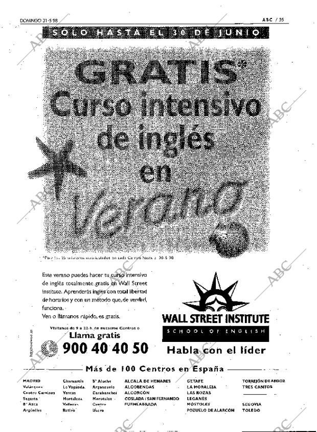 ABC MADRID 31-05-1998 página 35