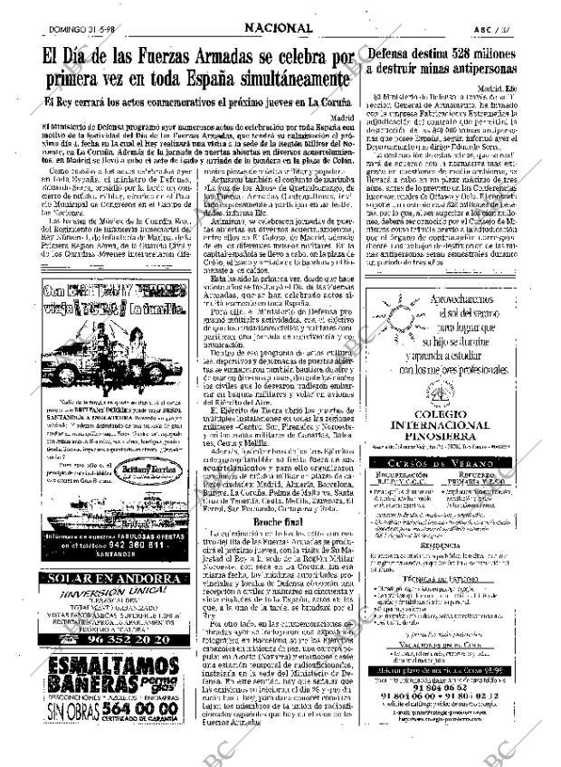 ABC MADRID 31-05-1998 página 37