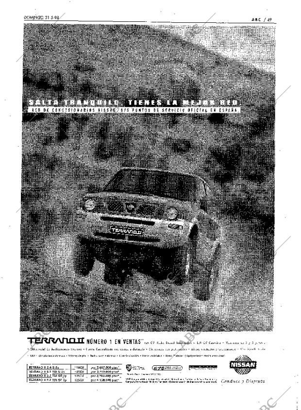 ABC MADRID 31-05-1998 página 49
