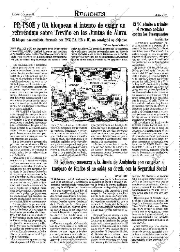 ABC MADRID 31-05-1998 página 85