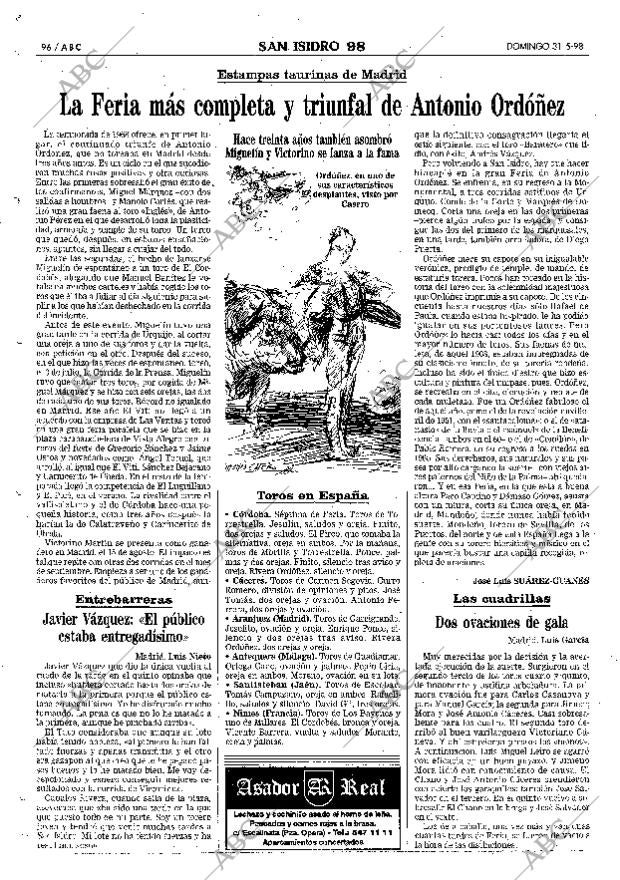 ABC MADRID 31-05-1998 página 96