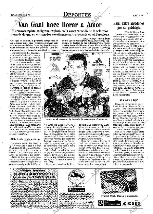 ABC MADRID 31-05-1998 página 97