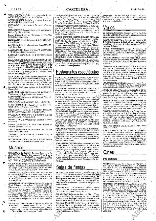 ABC MADRID 01-06-1998 página 106