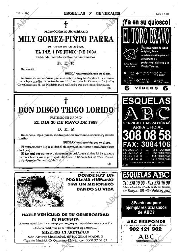 ABC MADRID 01-06-1998 página 112