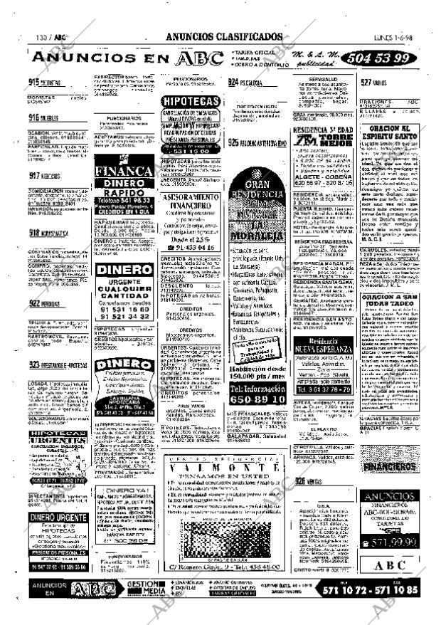 ABC MADRID 01-06-1998 página 130