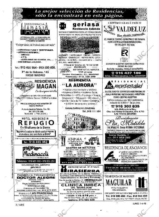 ABC MADRID 01-06-1998 página 2