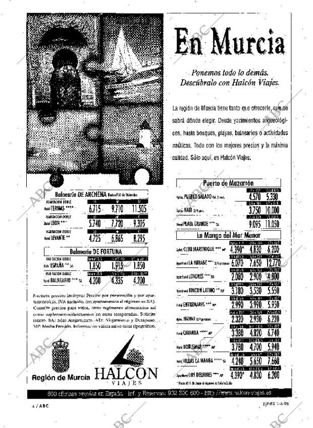 ABC MADRID 01-06-1998 página 4