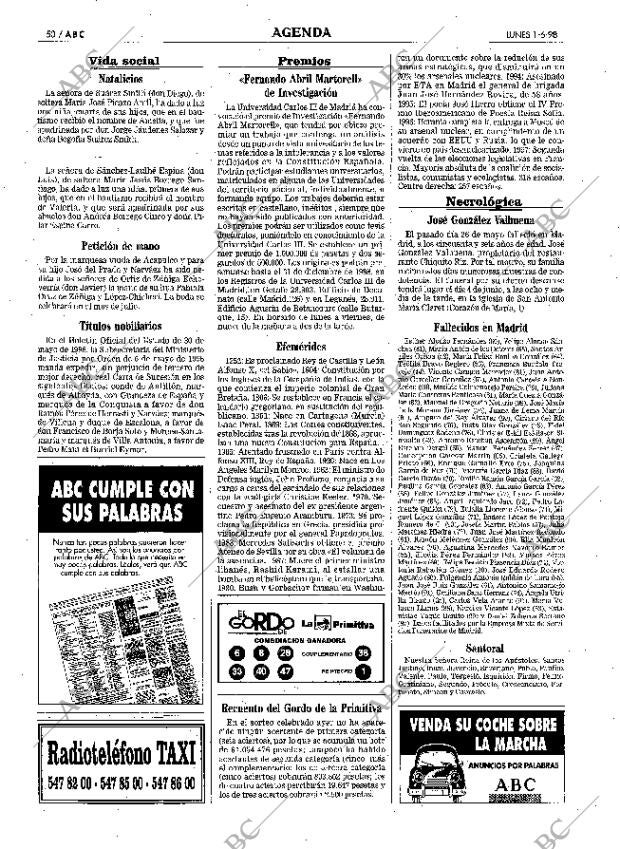 ABC MADRID 01-06-1998 página 50