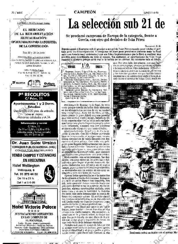 ABC MADRID 01-06-1998 página 70