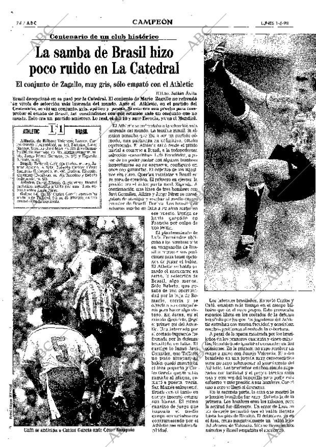ABC MADRID 01-06-1998 página 74