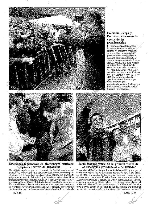 ABC MADRID 01-06-1998 página 8