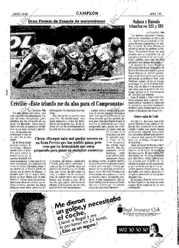ABC MADRID 01-06-1998 página 81