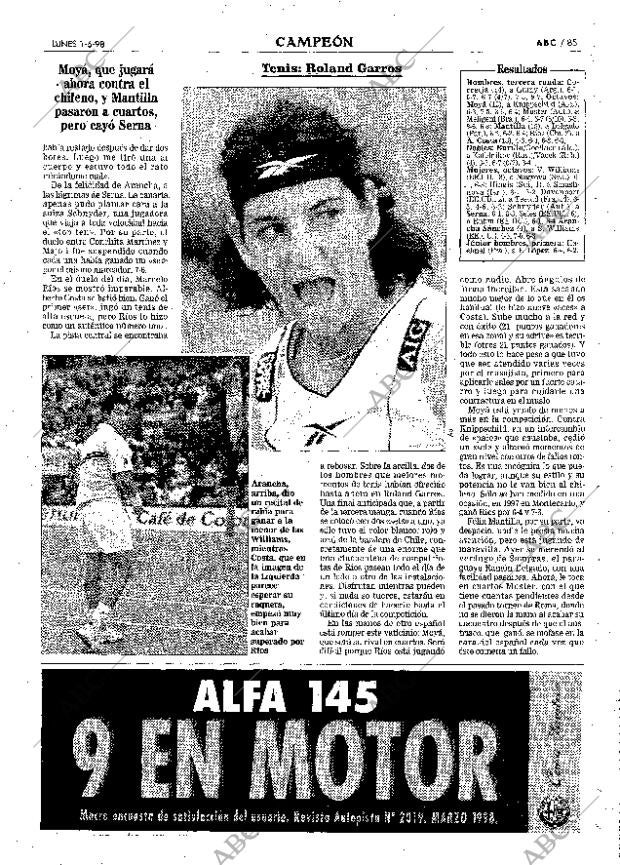 ABC MADRID 01-06-1998 página 85