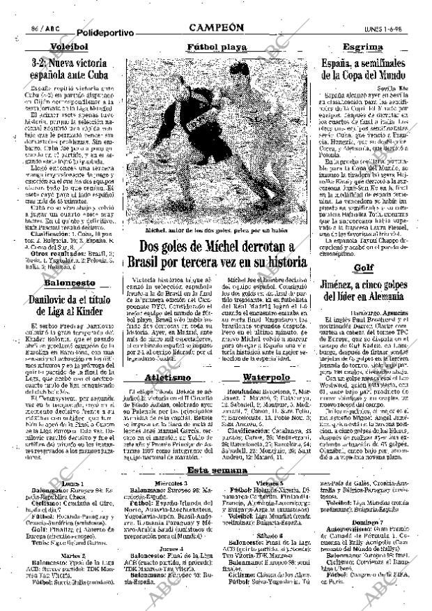 ABC MADRID 01-06-1998 página 86