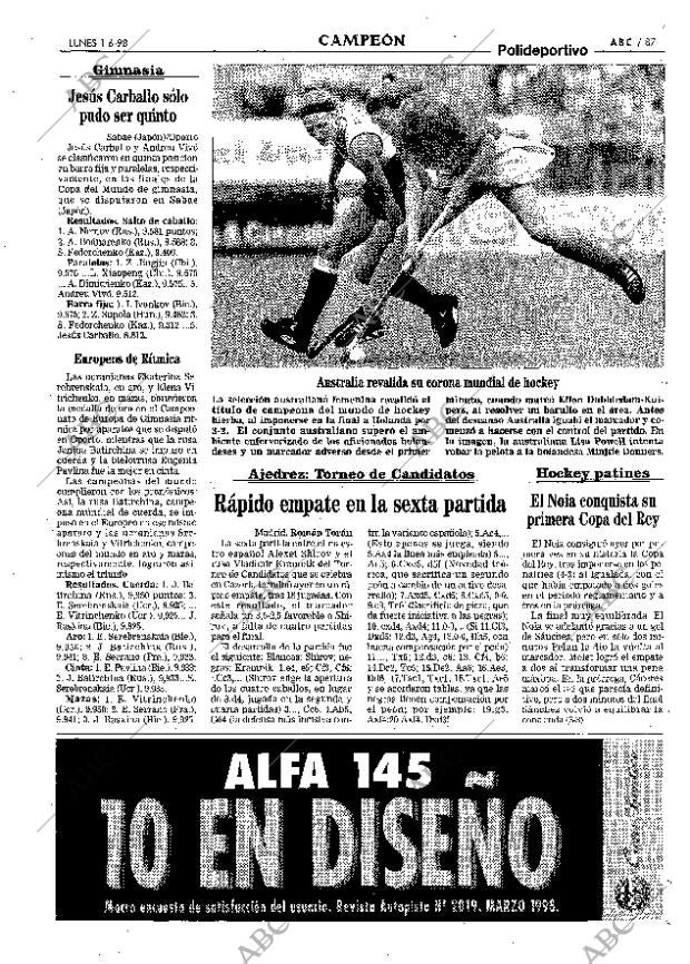 ABC MADRID 01-06-1998 página 87