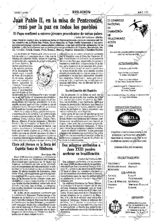 ABC MADRID 01-06-1998 página 91