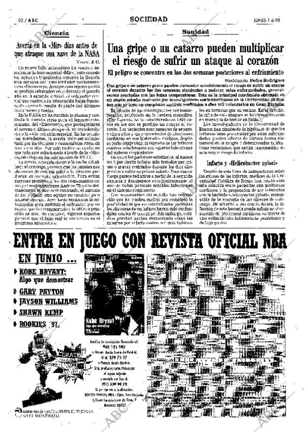 ABC MADRID 01-06-1998 página 92