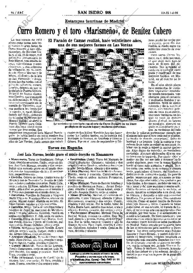 ABC MADRID 01-06-1998 página 96