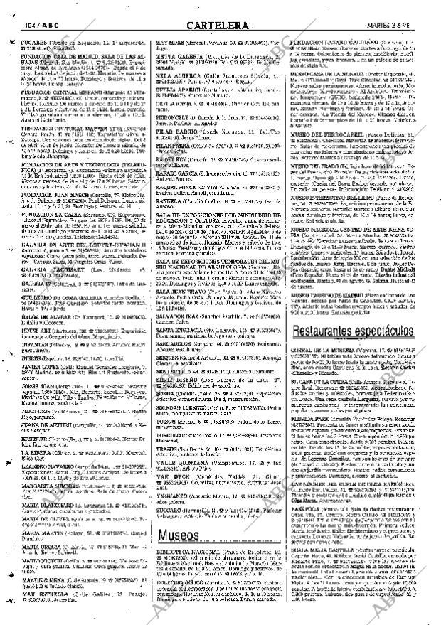 ABC MADRID 02-06-1998 página 104