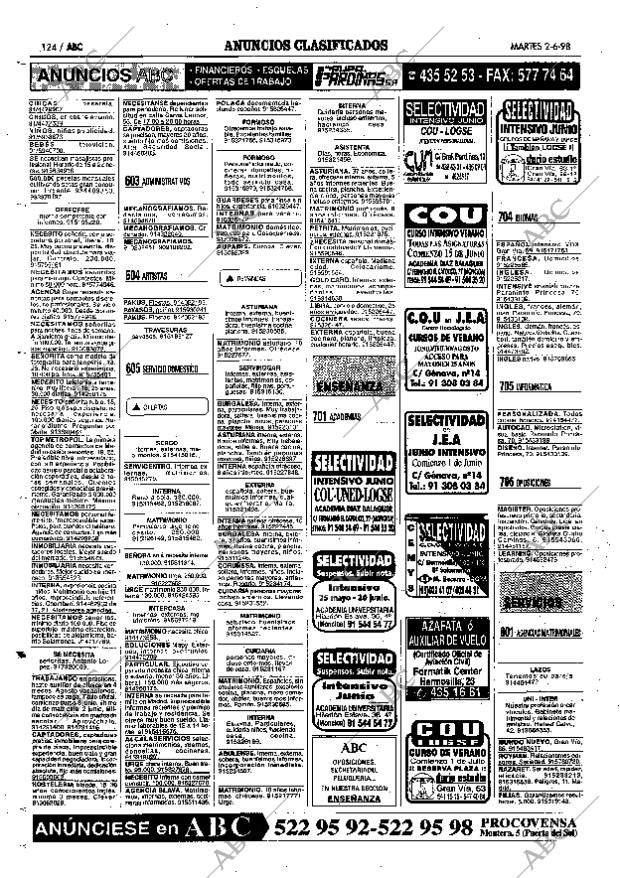 ABC MADRID 02-06-1998 página 124