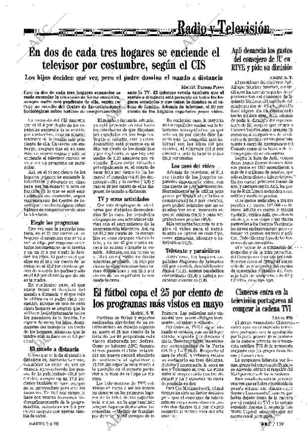 ABC MADRID 02-06-1998 página 139
