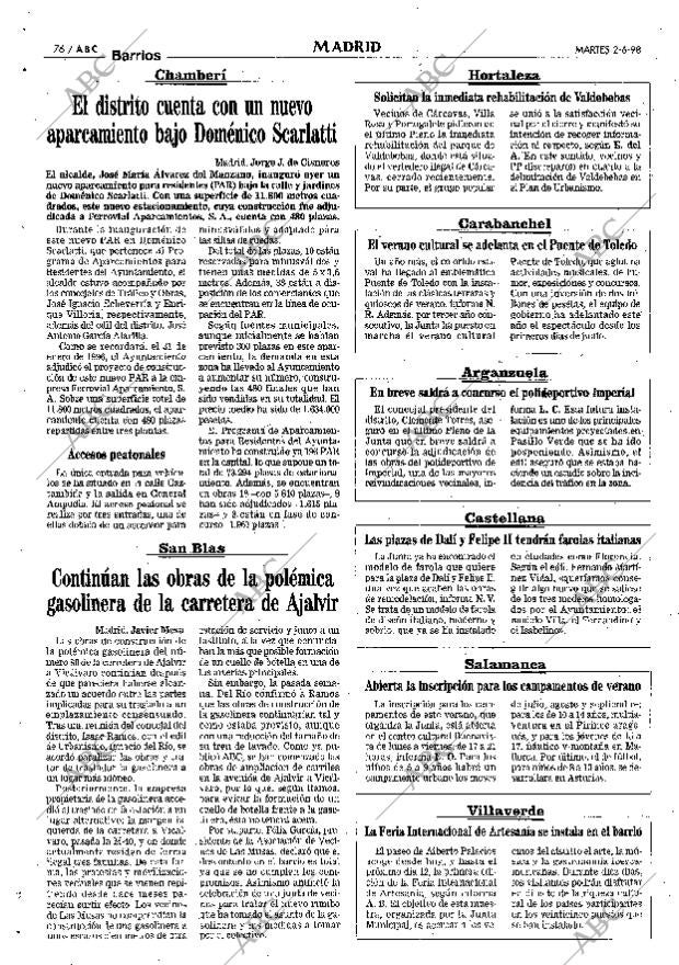 ABC MADRID 02-06-1998 página 76
