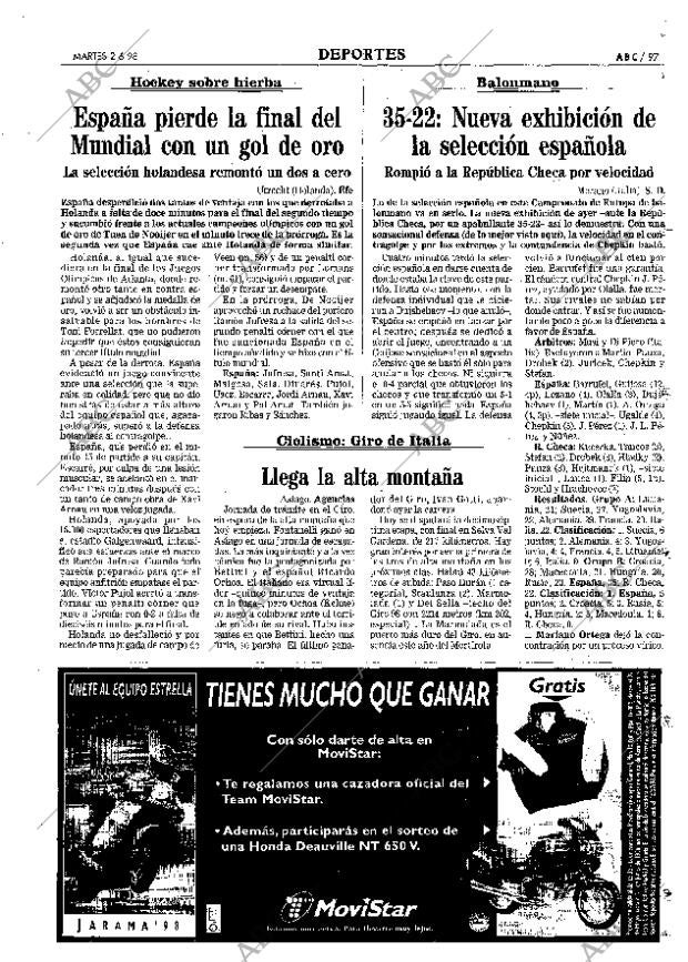 ABC MADRID 02-06-1998 página 97