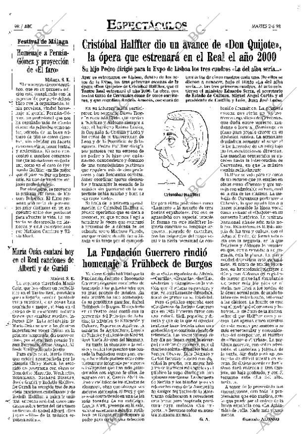ABC MADRID 02-06-1998 página 98