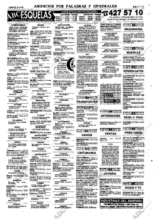 ABC SEVILLA 02-06-1998 página 113