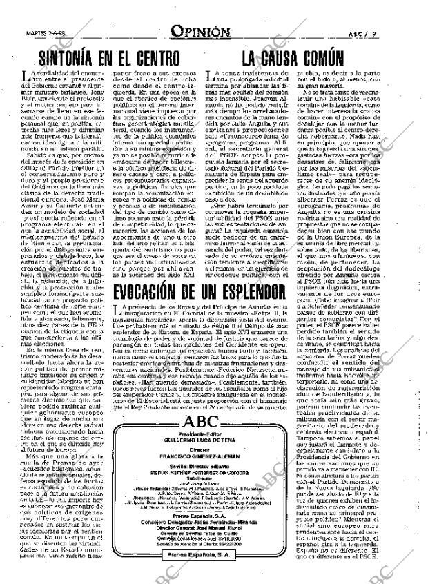 ABC SEVILLA 02-06-1998 página 19