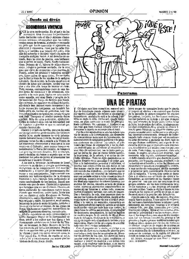 ABC SEVILLA 02-06-1998 página 22