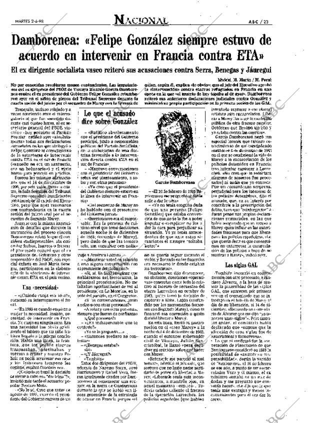 ABC SEVILLA 02-06-1998 página 23